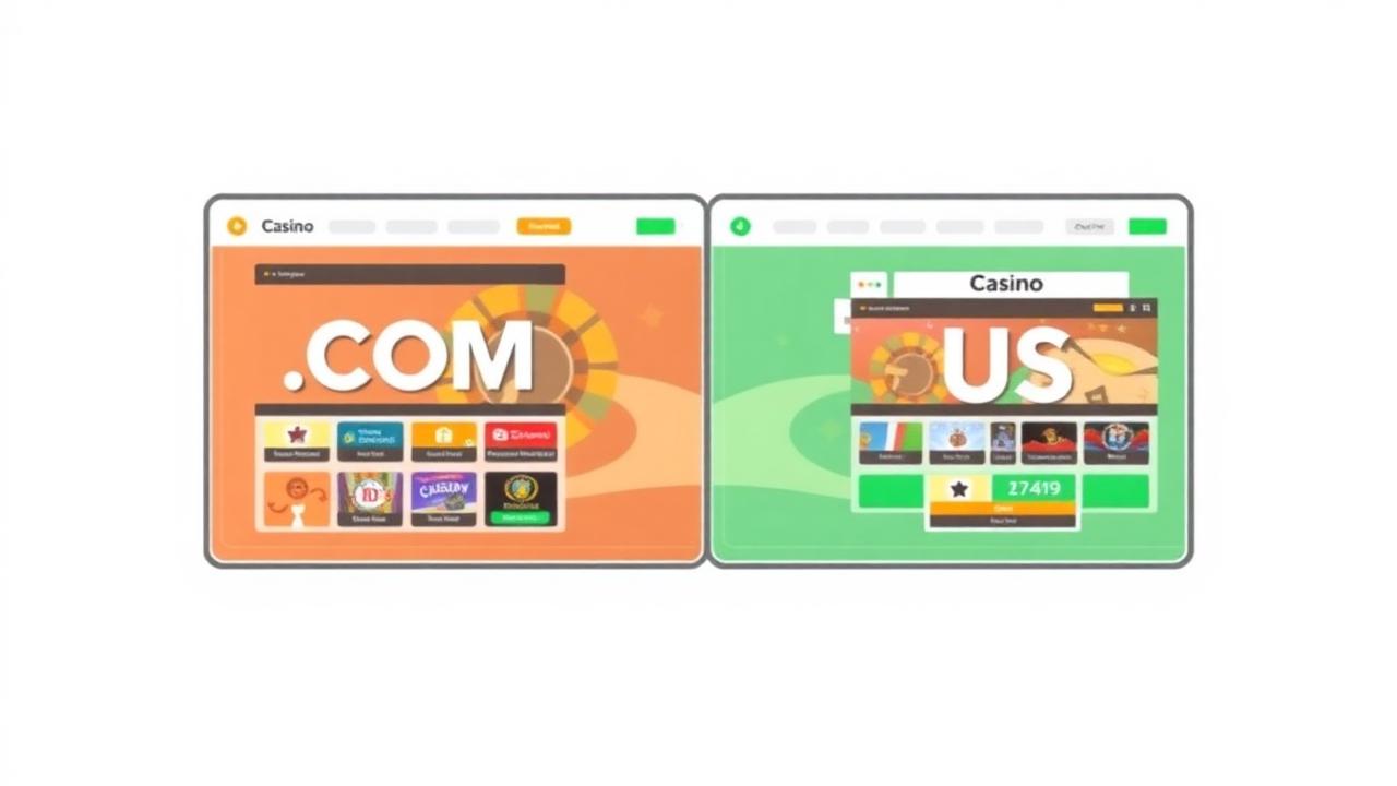 Side by side comparison of Stake.com and Stake.us casino interfaces