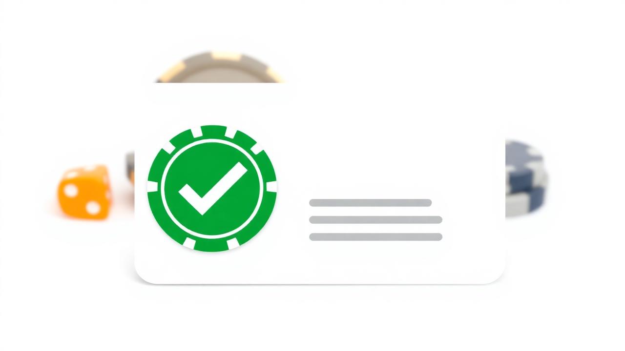 Verified Stake account ID card with green checkmark and casino chips